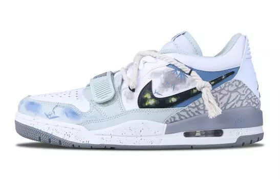 Мужские кроссовки для скейтбординга Jordan Legacy 312, White