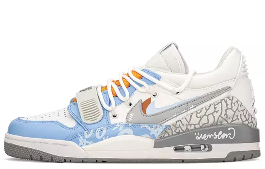 Мужские кроссовки для скейтбординга Jordan Legacy 312, Supplier Colour/Halo Blue/Cream White