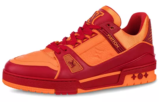 Мужские кроссовки Louis Vuitton, оранжевый/красный