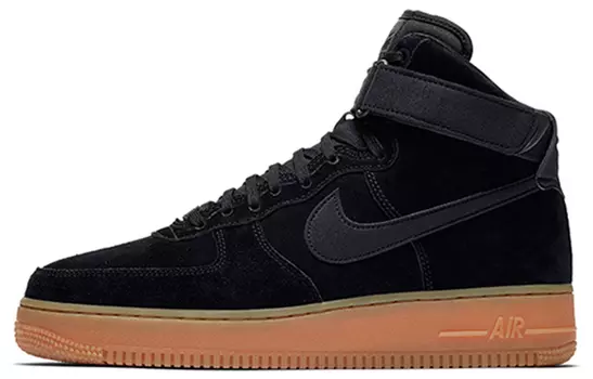 Кроссовки Nike Air Force 1 High '07 LV8 Suede Black Gum Medium Brown