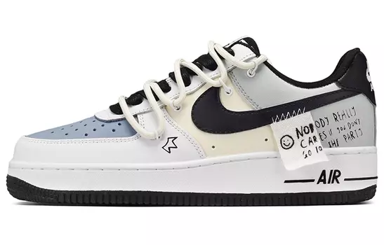 Кроссовки Nike Air Force 1 Skateboard Shoes Men Low-Top Gray White