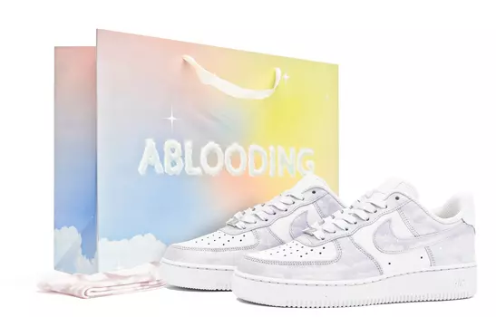 Кроссовки Nike Air Force 1 Skateboard Shoes Men Low-Top Purple