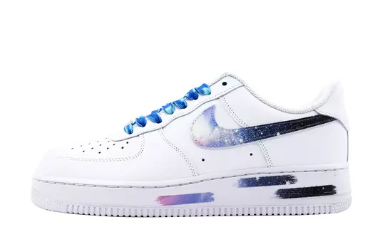 Мужские кроссовки для скейтбординга Nike Air Force 1 Low, белый и синий