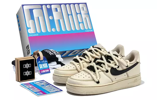 Мужские кроссовки для скейтбординга Nike Air Force 1 Low, молочный