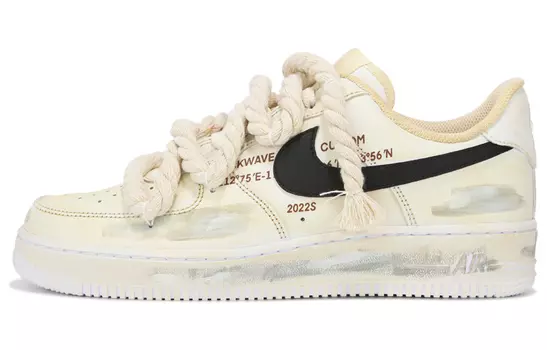 Мужские кроссовки для скейтбординга Nike Air Force 1 Low, молочный