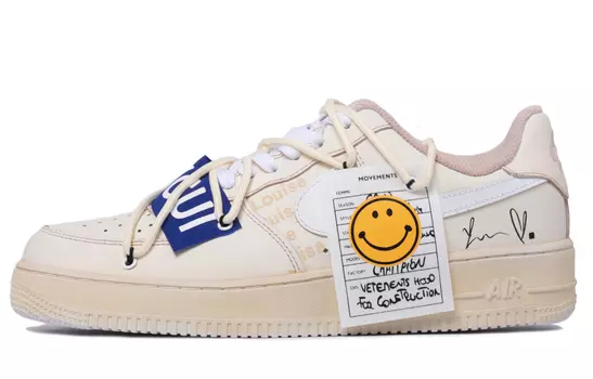 Мужские кроссовки для скейтбординга Nike Air Force 1 Low, молочный