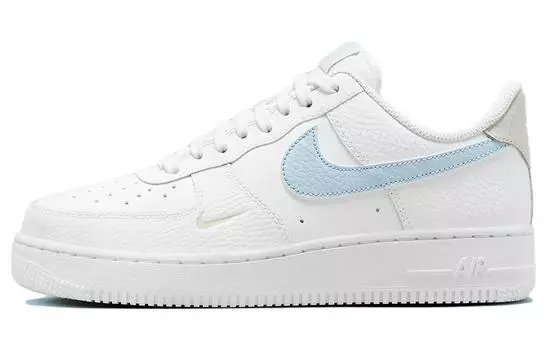 Мужские кроссовки для скейтбординга Nike Air Force 1, Белый/Синий