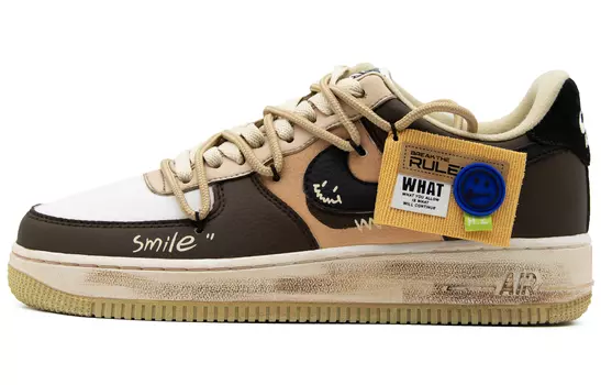 Мужские кроссовки для скейтбординга Nike Air Force 1, Dark Brown