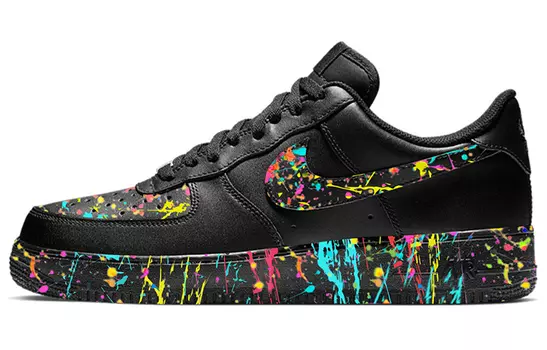 Кроссовки Nike Air Force 1 Skateboard Shoes Men Low-Top Black