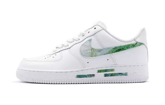 Мужские кроссовки для скейтбординга Nike Air Force 1, Green/White
