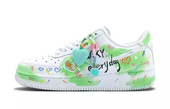 Кроссовки Nike Air Force 1 Skateboard Shoes Men Low-Top White