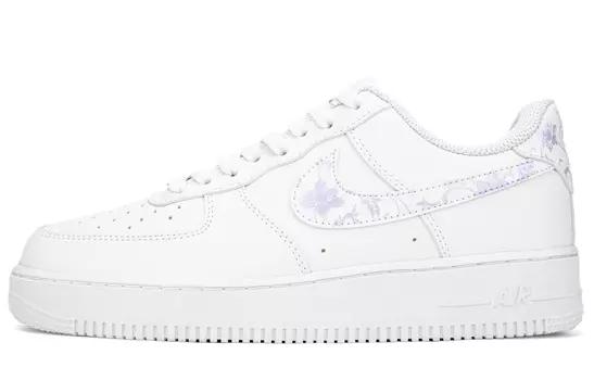 Кроссовки Nike Air Force 1 Skateboard Shoes Men Low-Top White Pink/Purple