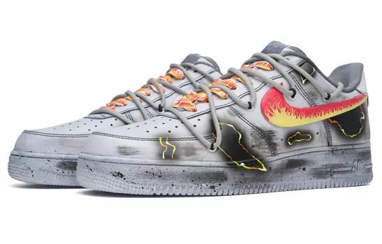 Мужские кроссовки для скейтбординга Nike Air Force 1 Low, Light Gray