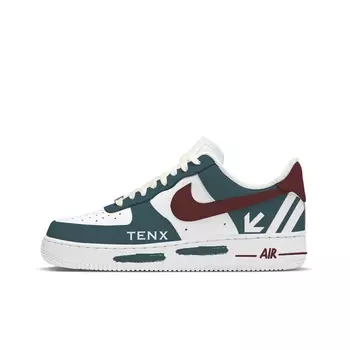 Мужские кроссовки для скейтбординга Nike Air Force 1, Red/Green