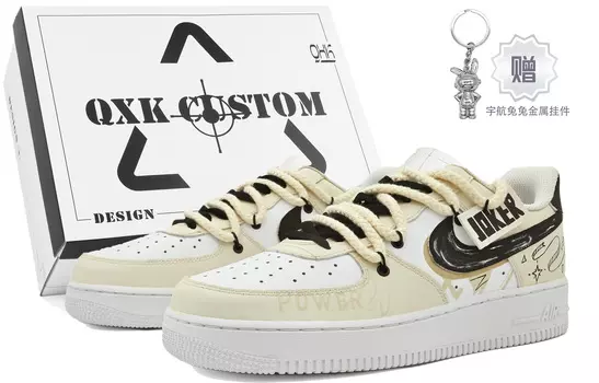 Мужские кроссовки для скейтбординга Nike Air Force 1, Pastel Yellow