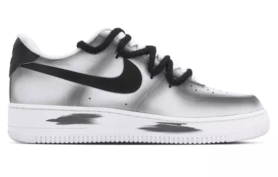 Мужские кроссовки для скейтбординга Nike Air Force 1, Black/White/Gray