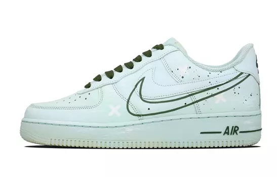 Мужские кроссовки для скейтбординга Nike Air Force 1 Low, Black/White/Gray