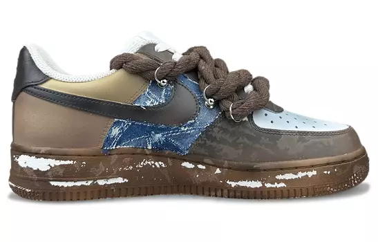 Мужские кроссовки для скейтбординга Nike Air Force 1, Dark Brown