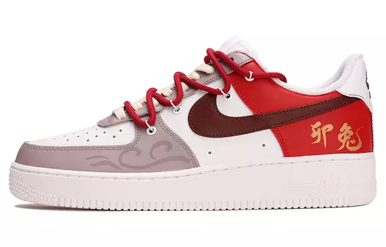 Мужские кроссовки для скейтбординга Nike Air Force 1, Red purple