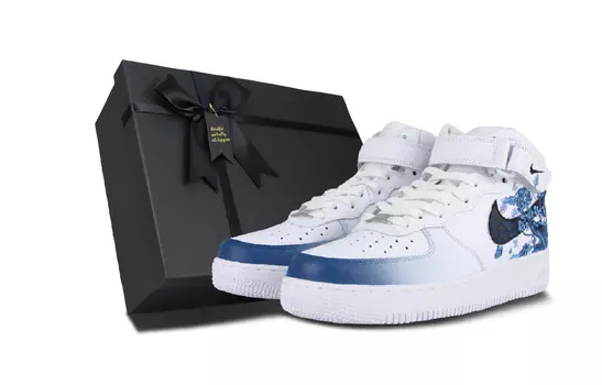 Мужские кроссовки для скейтбординга Nike Air Force 1, Dark Blue