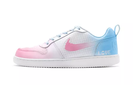 Мужские кроссовки для скейтбординга Nike Court Borough Low, Powder blue gradient
