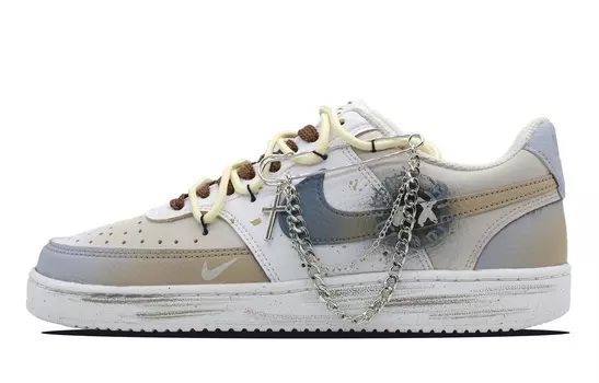 Мужские кроссовки для скейтбординга Nike Court Vision 1, Caramel Jet Blue