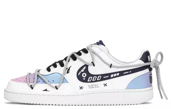 Кроссовки Nike Court Vision 1, белый/голубой