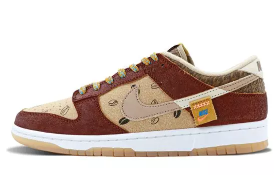 Кроссовки Nike Dunk Skateboard Shoes Men Low-Top Brown