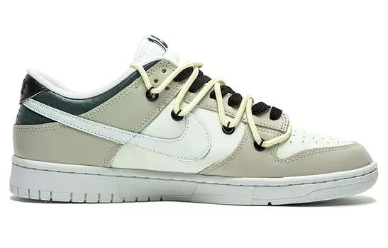 Кроссовки Nike Dunk Skateboard Shoes Men Low-Top Gray White