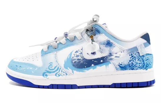 Мужские кроссовки для скейтбординга Nike Dunk, Blue and white porcelain blue and white