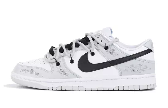 Мужские кроссовки для скейтбординга Nike Dunk, Core Black/Solid Gray/Flash Red