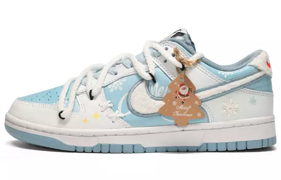 Кроссовки Nike Dunk Skateboard Shoes Men Low-Top Blue White
