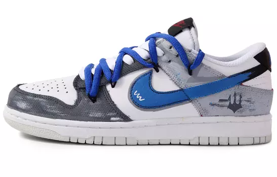 Мужские кроссовки для скейтбординга Nike Dunk Low, королевский синий