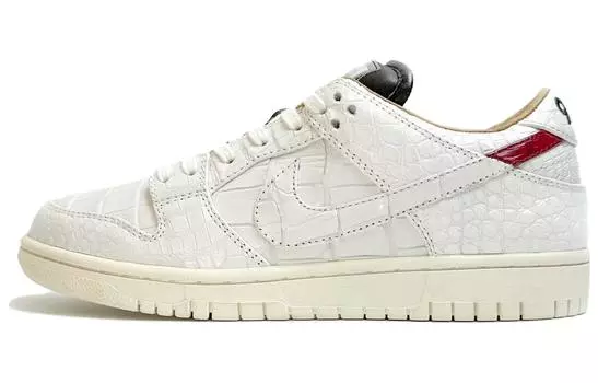 Мужские кроссовки для скейтбординга Nike Dunk Low, слоновая кость белая