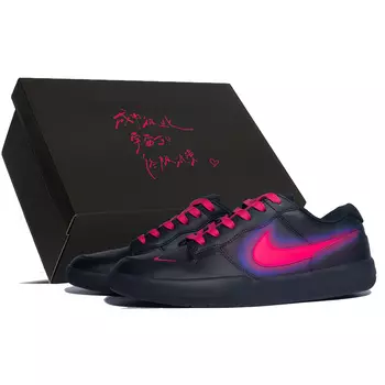 Мужские кроссовки для скейтбординга Nike SB Force 58, цвет black powder