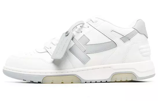 Кроссовки мужские Off-White Out Office для скейтбординга, белый / серый