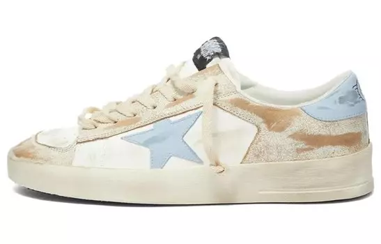 Мужские кроссовки для скейтбординга Stardan, низкие, белые/синие Golden Goose