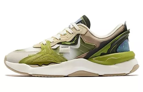 Мужские кроссовки Dry Lifestyle с низким верхом, зеленый/белый Qiaodan