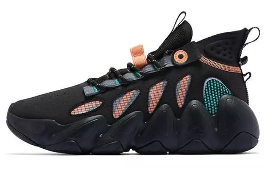 Мужские кроссовки Dry Lifestyle, средние, черные/оранжевые Qiaodan