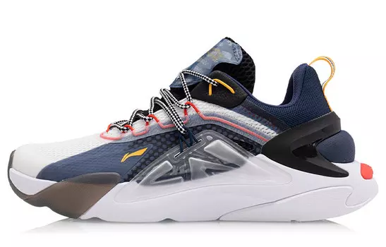 Мужские кроссовки Fire Lifestyle с низким верхом белого/синего цвета Lining