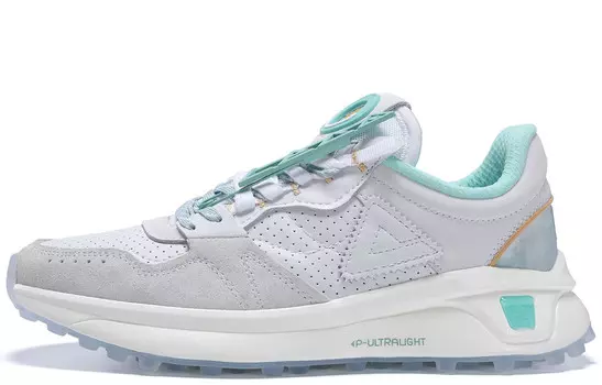 Мужские кроссовки Flick 70s Lifestyle с низким верхом, большие размеры, белые/розовые, зеленые Peak