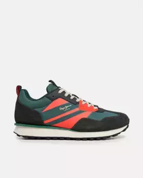 Мужские кроссовки Foster Evolution в стиле ретро Pepe Jeans, цвет Verde Oliva