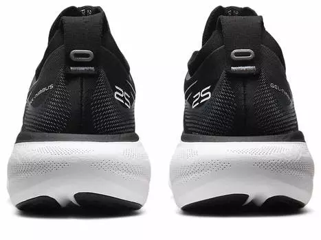Мужские кроссовки Gel-Nimbus 25 — D/средняя ширина, черный/чистое серебро ASICS