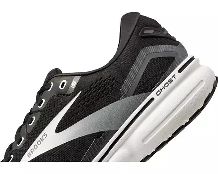 Мужские кроссовки Ghost 15 (ширина D) черного/черного перламутра/белого цвета Brooks