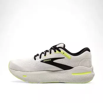 Мужские кроссовки Ghost Max серого/черного/ярко-зеленого цвета Brooks