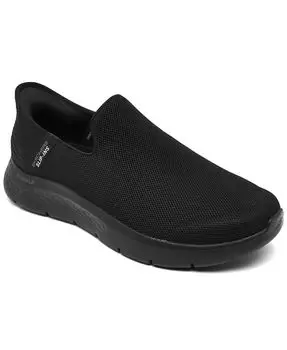 Мужские кроссовки Go Walk Flex - No Hands Wide-Width для ходьбы от Finish Line Skechers, черный