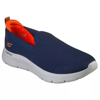 Мужские кроссовки GO WALK FLEX RIGHTFUL для спорта/бега темно-синий/оранжевый SKECHERS, цвет blau