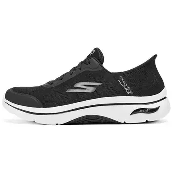 Мужские кроссовки GO WALK Lifestyle Shoes Men Low-Top Black/White Skechers