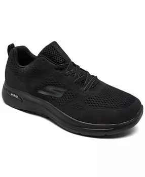 Мужские кроссовки gowalk arch fit — идиллические широкие прогулочные кроссовки от finish line Skechers, черный