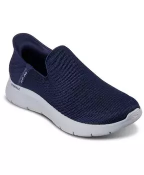 Мужские кроссовки GoWalk Flex Wide-Width для ходьбы от Finish Line Skechers, синий